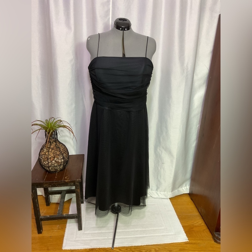 Eliza J Elegant Black Strapless Dress ( Late 90’s Early 2000’s )